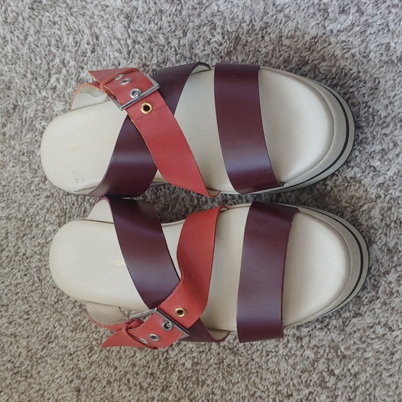 Want Les Essentials leather platform sandals - Picture 1 of 7